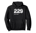 229 Made Albany Distressed Hoodie - Fun Novelty Design Unisex - T-Shirt, Sweatshirt, Hoodie