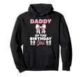 Daddy Birthday Baseball Coquette Hoodie - Casual Everyday Wear for Adults - T-Shirt, Sweatshirt, Hoodie