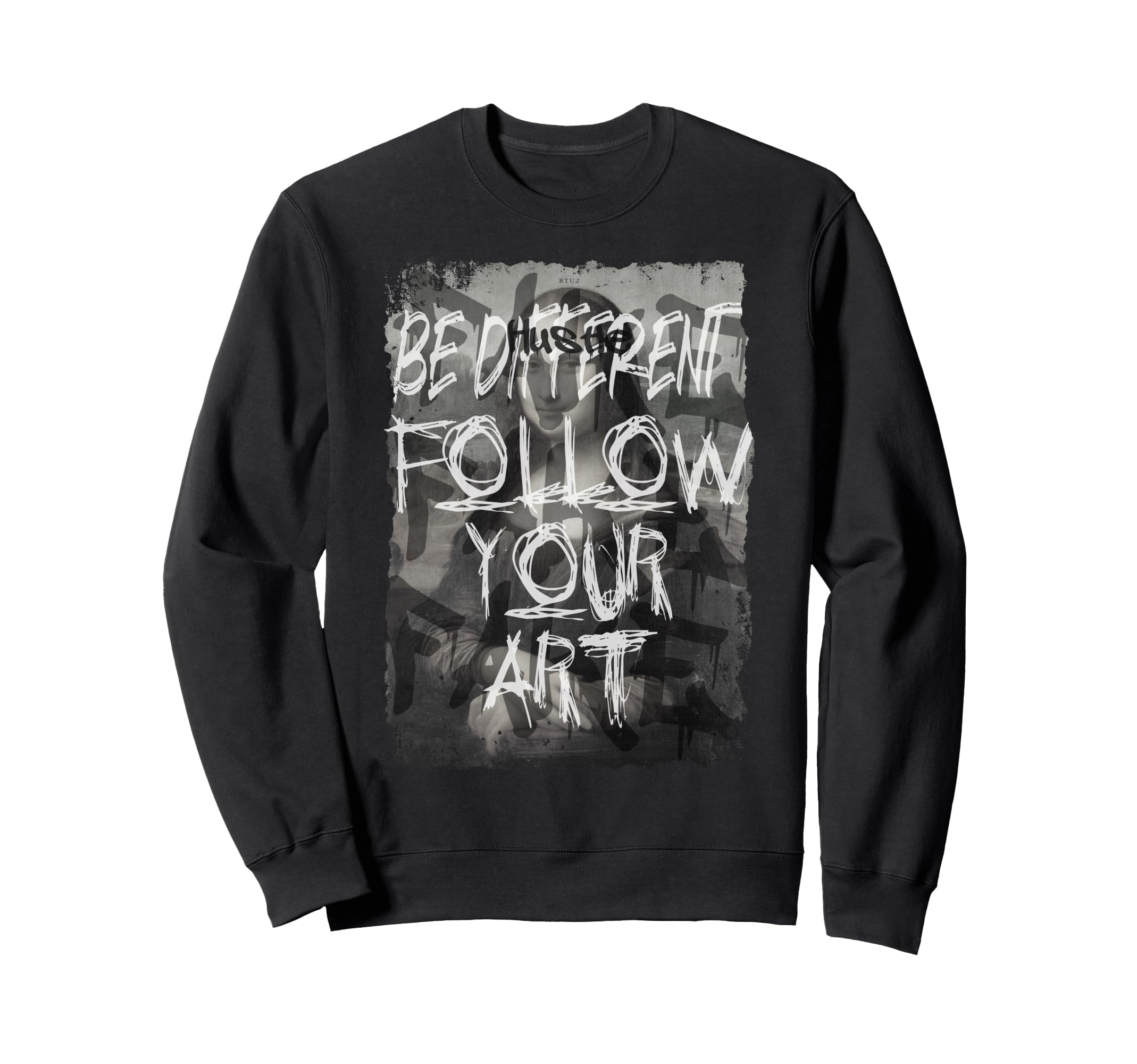 Mona Lisa Aesthetic Y2K Streetwear Sweatshirt - Fun Novelty Design Unisex - T-Shirt, Sweatshirt, Hoodie