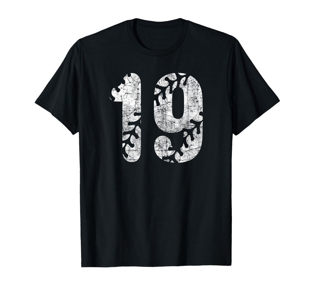 Baseball Softball Mom 19 Number 19 T-Shirt - Minimalist Print Men Women - T-Shirt, Sweatshirt, Hoodie