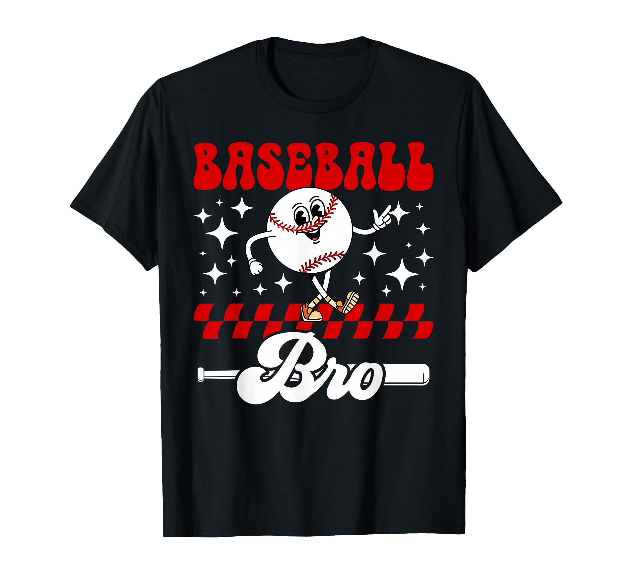 Baseball Bro Groovy Baseball Brother T-Shirt - Fun Novelty Design Unisex - T-Shirt, Sweatshirt, Hoodie