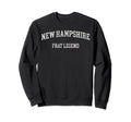New Hampshire Frat Legend Funny Sweatshirt - Minimalist Print Men Women - T-Shirt, Sweatshirt, Hoodie