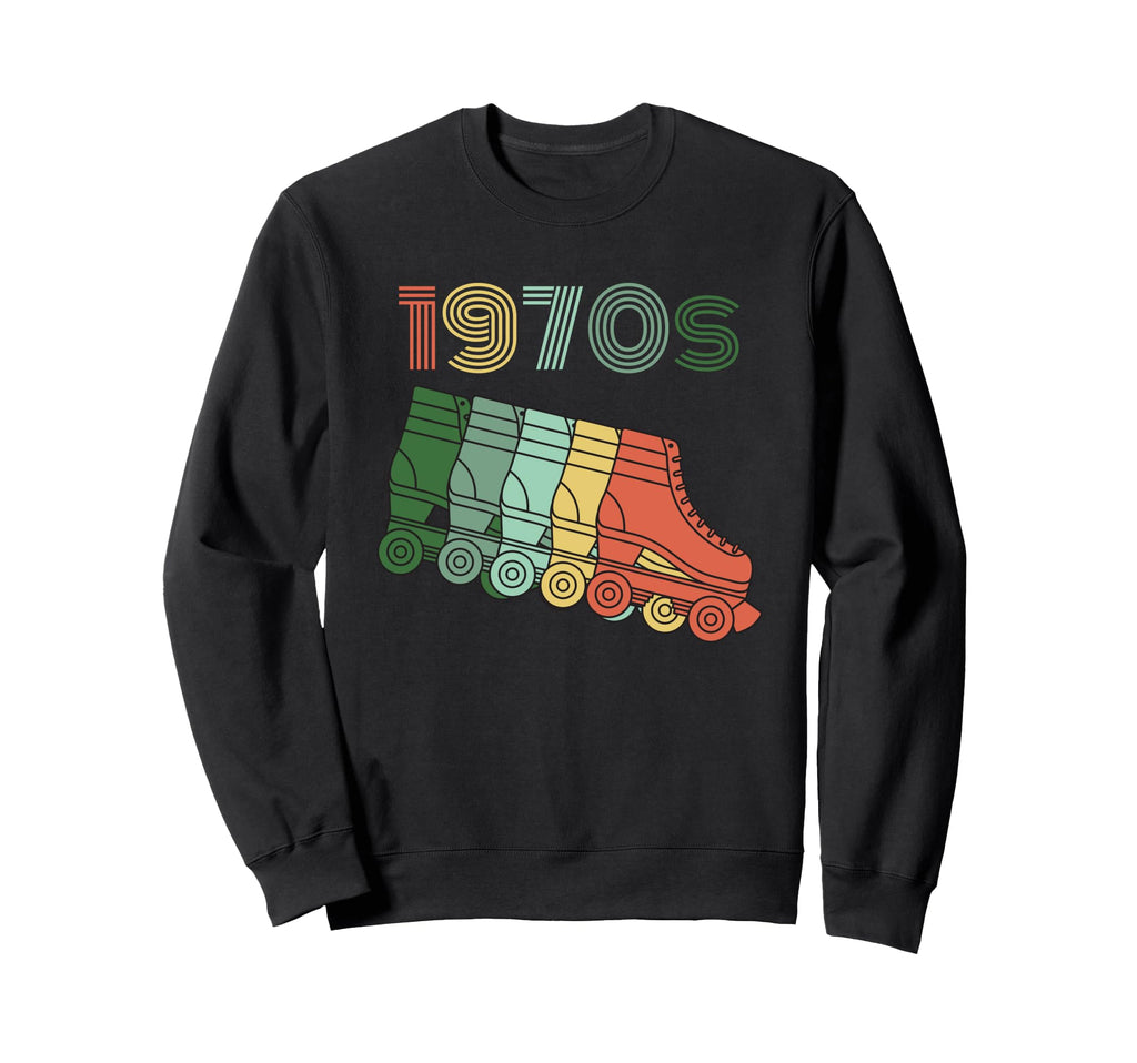 1970S Roller Skates 70S Disco Sweatshirt - Aesthetic Graphic for Adults - T-Shirt, Sweatshirt, Hoodie