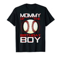 Mommy Birthday Baseball Theme Bday T-Shirt - Aesthetic Graphic Men Women - T-Shirt, Sweatshirt, Hoodie