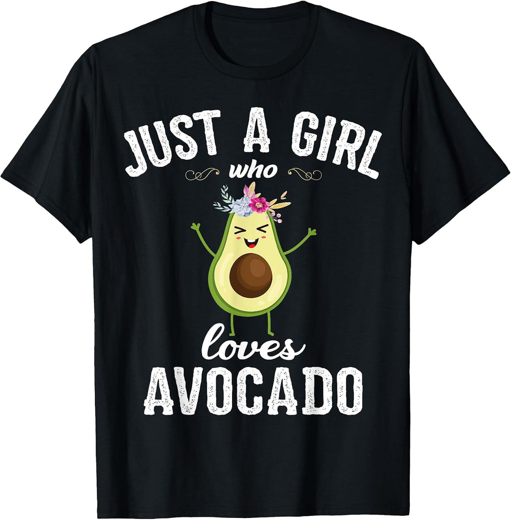 Just A Girl Who Loves Avocado Gifts - Adult & Kids T-Shirts, Sweatshirts & Hoodies apparel design preview 1