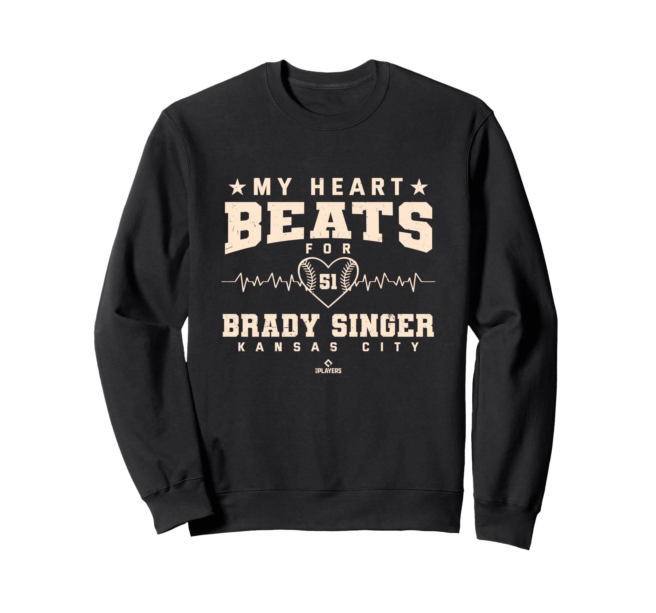 My Heart Beats Brady Singer Sweatshirt - Trendy Graphic for Adults - T-Shirt, Sweatshirt, Hoodie