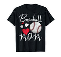 Baseball Mom Mama Baseball Player Happy T-Shirt - Minimalist Print Unisex - T-Shirt, Sweatshirt, Hoodie
