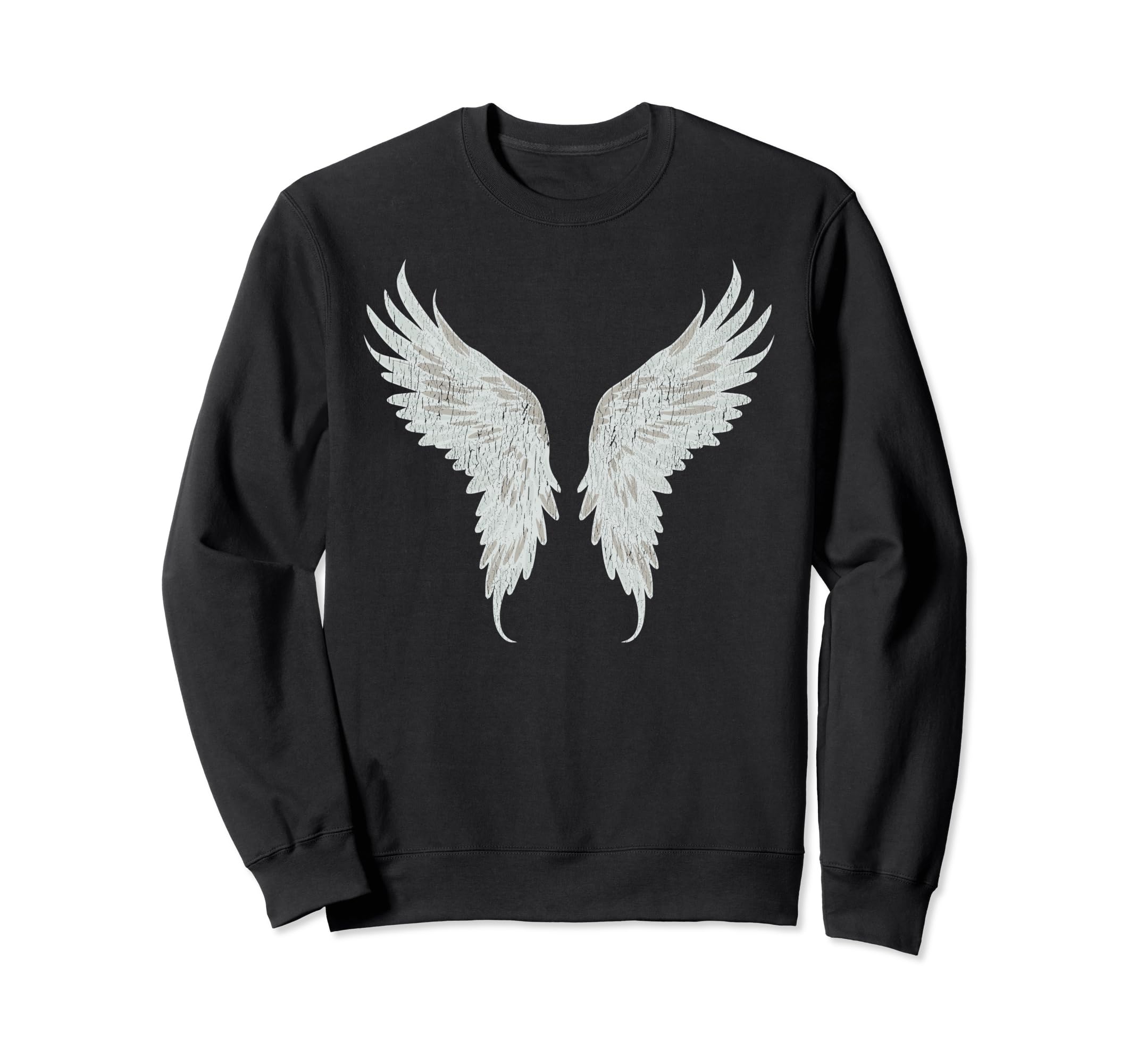 Gothic Angel Wings Fairy Sweatshirt - Casual Everyday Wear Men Women - T-Shirt, Sweatshirt, Hoodie