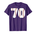 Baseball Number 70 Baseball Birthday T-Shirt - Novelty Apparel Men Women - T-Shirt, Sweatshirt, Hoodie