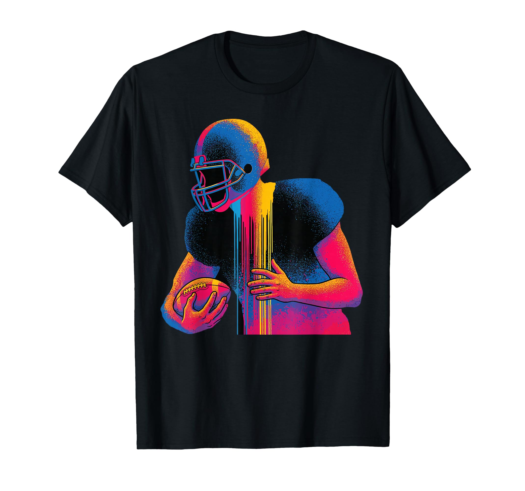 Football Drip Ice Cream Lineman T-Shirt - Casual Everyday Wear for Adults - T-Shirt, Sweatshirt, Hoodie