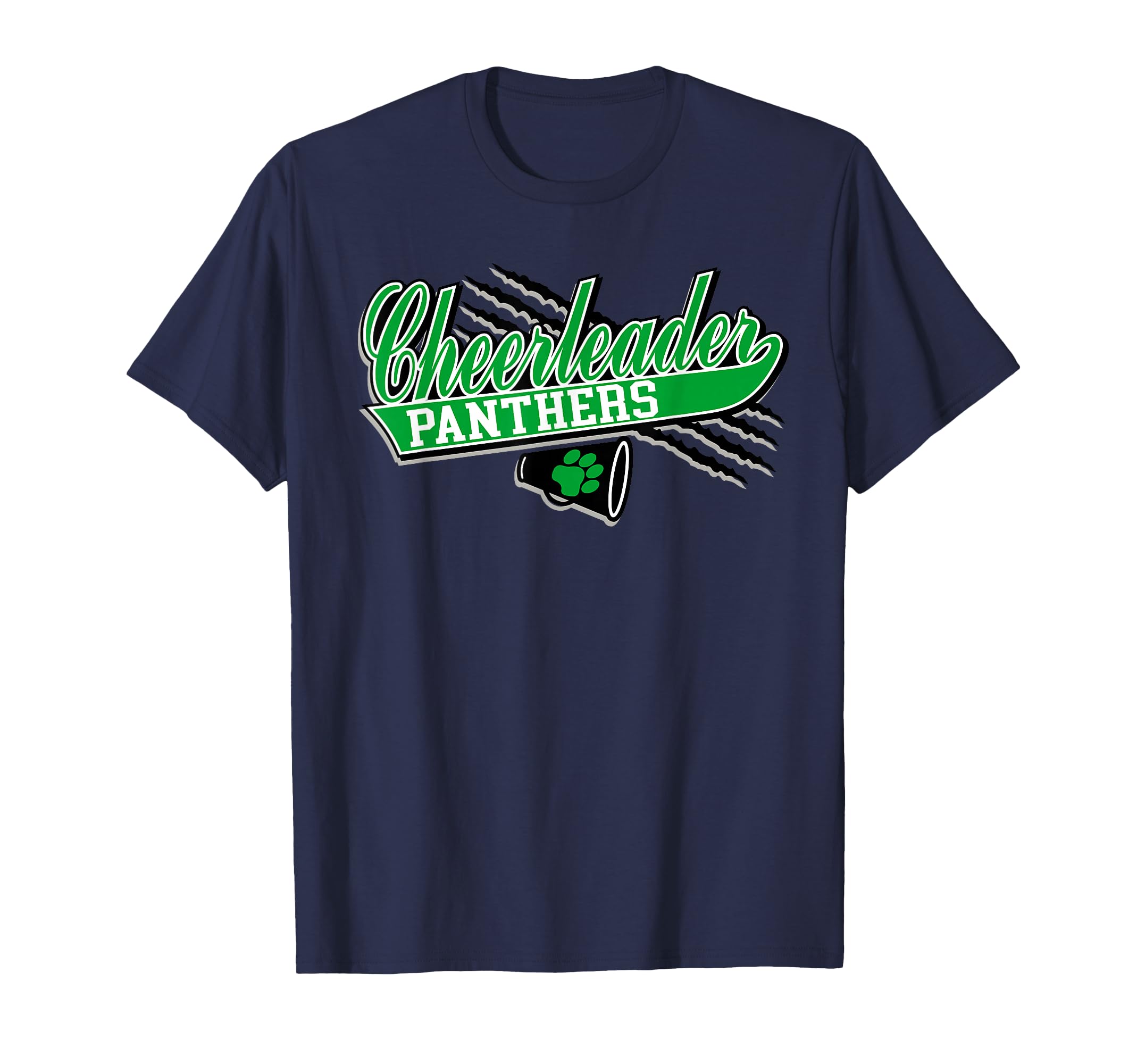 Panthers Cheerleader Cheer Mom Game Day T-Shirt - Unique Graphic Unisex - T-Shirt, Sweatshirt, Hoodie