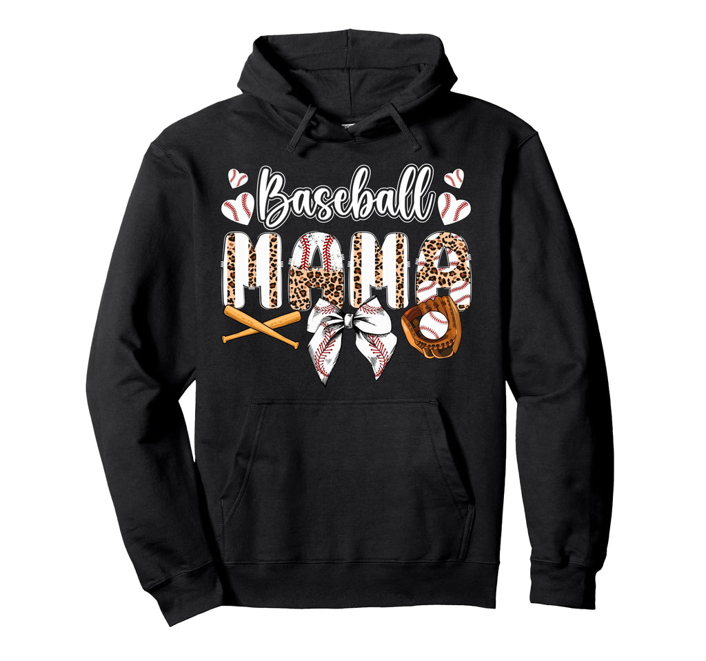 Baseball Mama Coquette Baseball Mom Hoodie - Aesthetic Graphic Men Women - T-Shirt, Sweatshirt, Hoodie