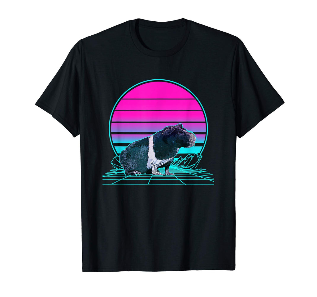 Sunset Skinny Pig T-Shirt - Trendy Graphic Unisex - T-Shirt, Sweatshirt, Hoodie