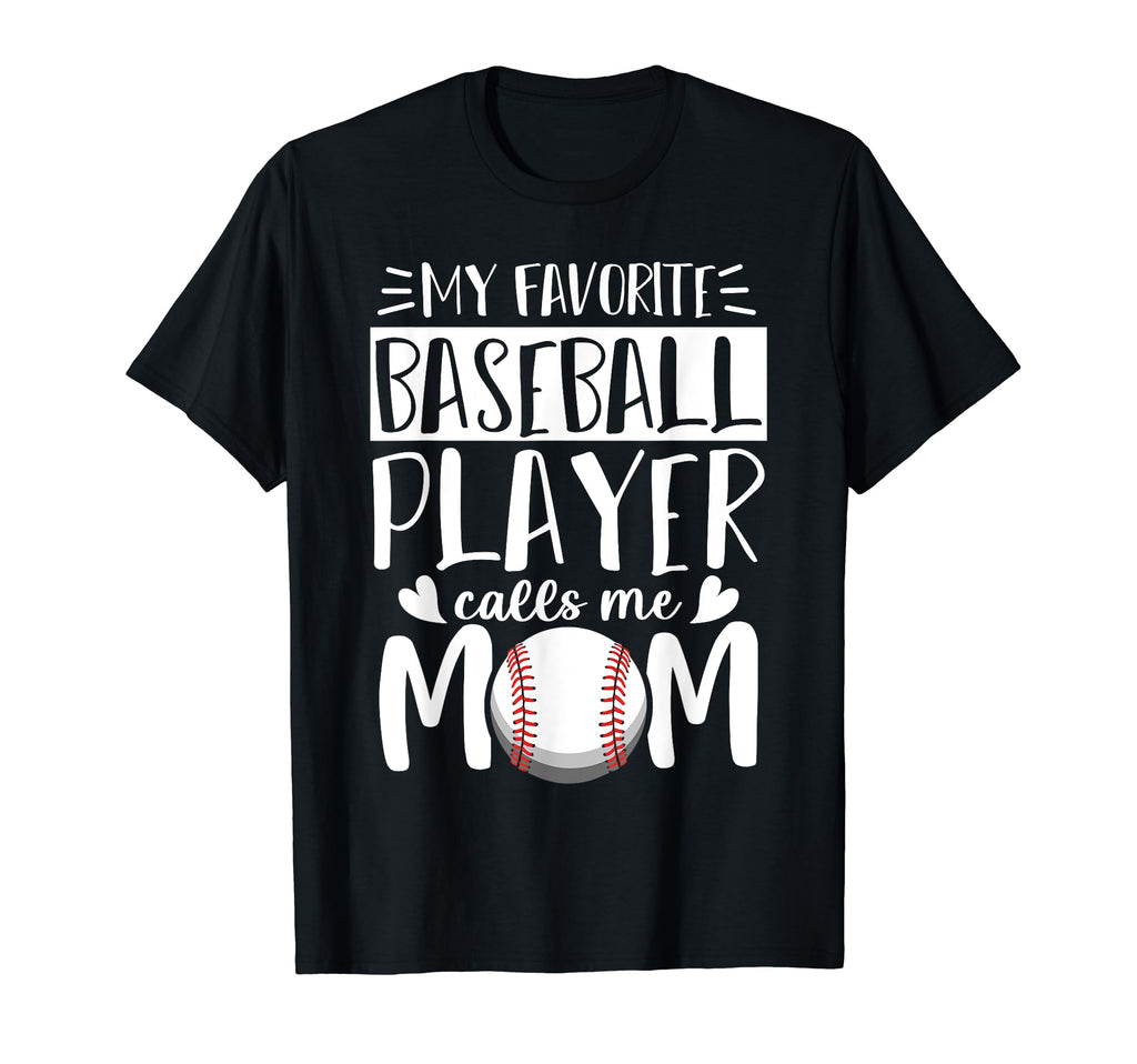 Baseball Hearts Baseball Player Mom T-Shirt - Fun Novelty Design Unisex - T-Shirt, Sweatshirt, Hoodie