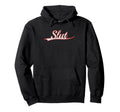 Slut Varsity Distressed Hoodie - Trendy Graphic Men Women - T-Shirt, Sweatshirt, Hoodie