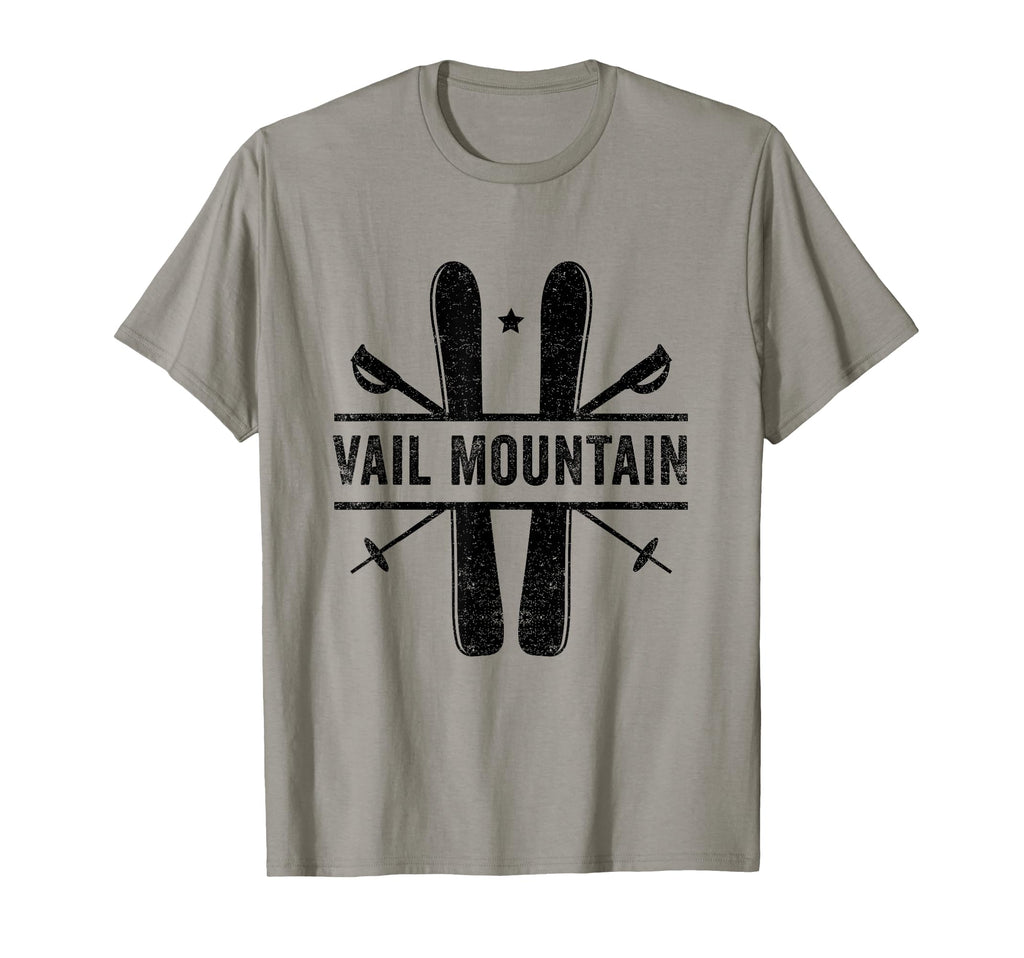 Distressed Vail Mountain Outfit Skiing T-Shirt - Unique Graphic for Adults - T-Shirt, Sweatshirt, Hoodie