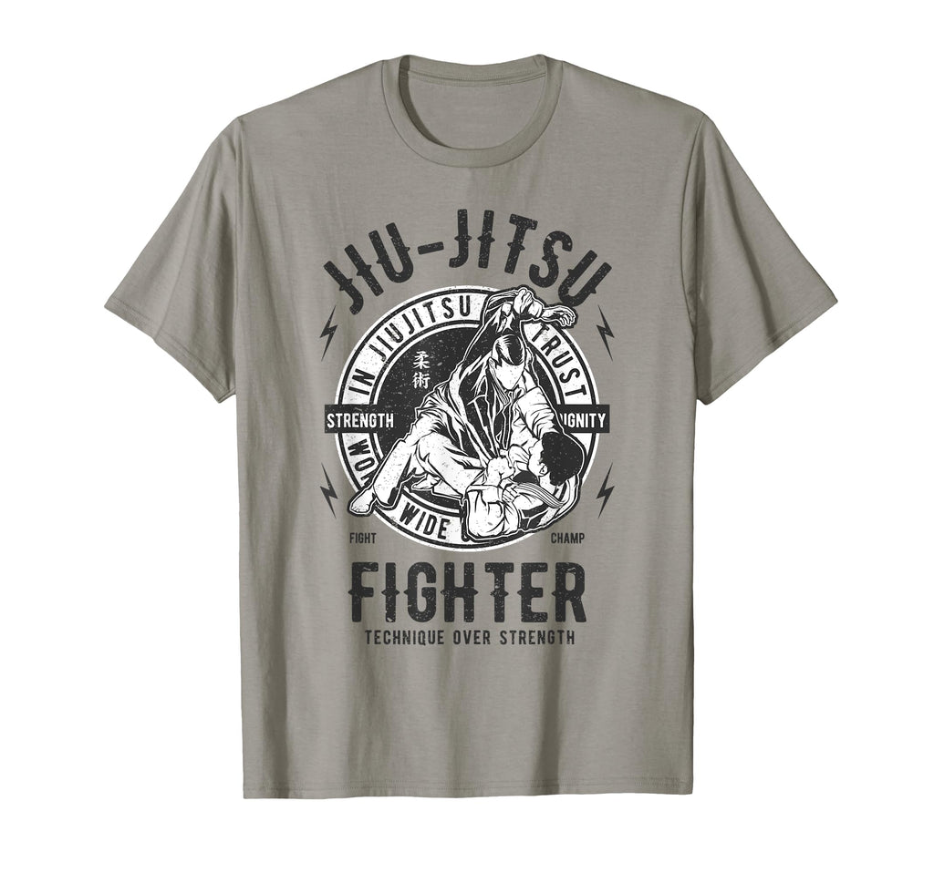Distressed Jiu Jitsu Bjj Brazilian Jiu T-Shirt - Aesthetic Graphic Unisex - T-Shirt, Sweatshirt, Hoodie