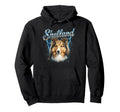 Shetland 90S Dog Lover 80S Shetland Hoodie - Unique Graphic for Adults - T-Shirt, Sweatshirt, Hoodie