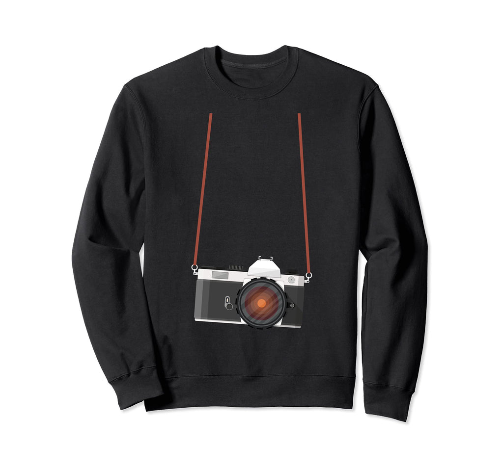 Fake Tourist Camera Holiday Sweatshirt - Casual Everyday Wear for Adults - T-Shirt, Sweatshirt, Hoodie