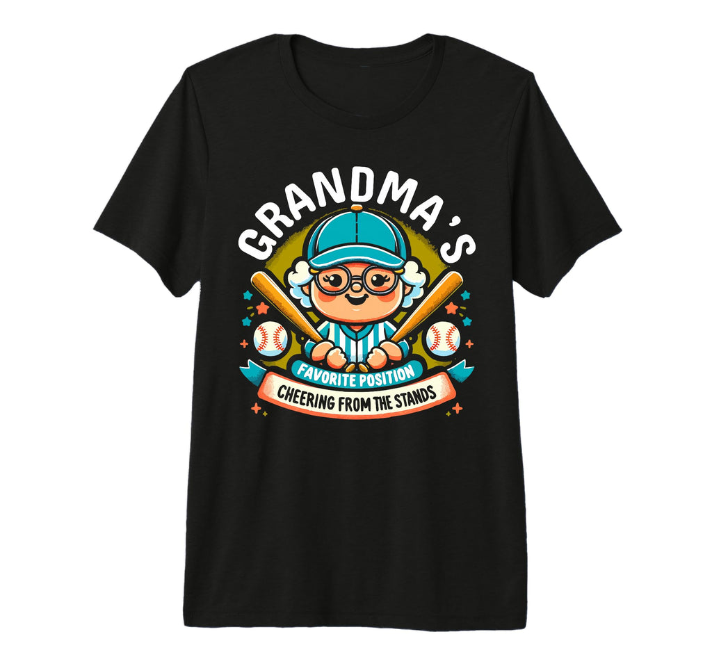 Baseball Grandma Grandmother Granny T-Shirt - Graphic Print Men Women - T-Shirt, Sweatshirt, Hoodie