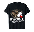 Baseball Grandma Funny Leopard T-Shirt - Fun Novelty Design Men Women - T-Shirt, Sweatshirt, Hoodie