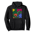 Womens Boho Floral Flower Summertime Hoodie - Minimalist Print for Adults - T-Shirt, Sweatshirt, Hoodie
