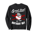 Great Aunt Birthday Baseball Bday Party Sweatshirt - Graphic Print Unisex - T-Shirt, Sweatshirt, Hoodie