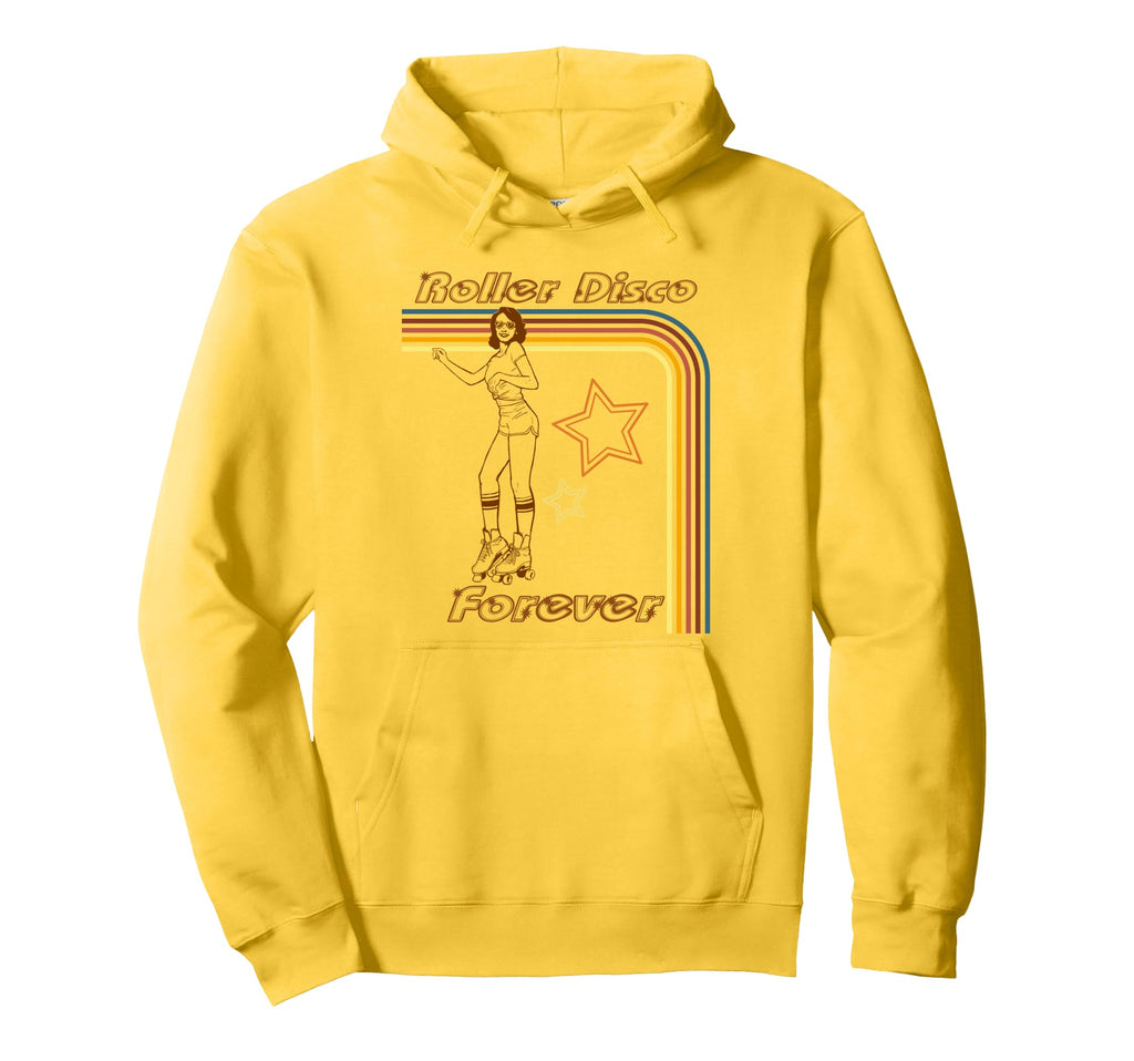 70S Roller Disco Skate Hoodie - Trendy Graphic for Adults - T-Shirt, Sweatshirt, Hoodie