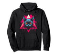 Cat Vaporwave Retrowave Aesthetic Hoodie - Aesthetic Graphic Unisex - T-Shirt, Sweatshirt, Hoodie