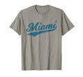 Miami Florida Varsity Script Jersey T-Shirt - Trendy Graphic for Adults - T-Shirt, Sweatshirt, Hoodie