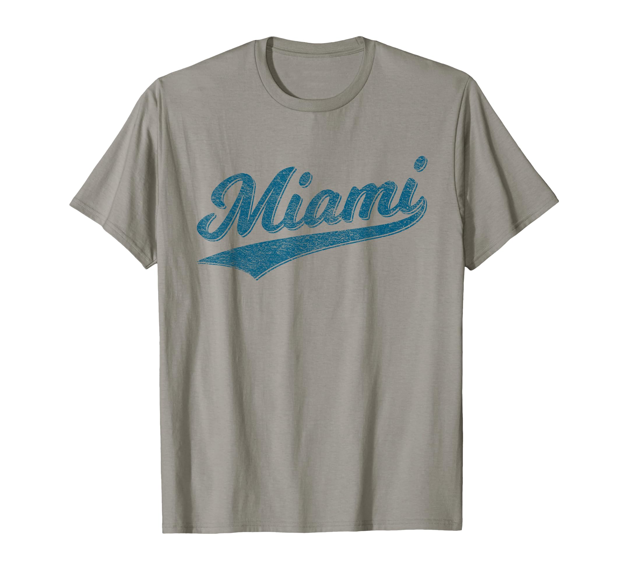 Miami Florida Varsity Script Jersey T-Shirt - Trendy Graphic for Adults - T-Shirt, Sweatshirt, Hoodie