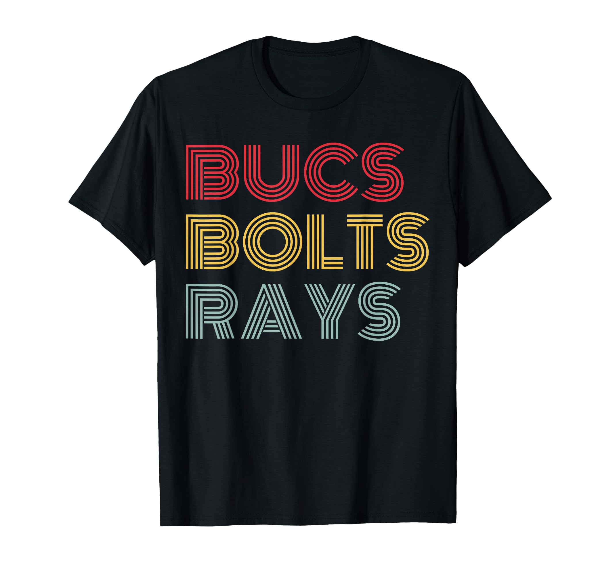 Bucs Bolts Rays T-Shirt - Graphic Print Men Women - T-Shirt, Sweatshirt, Hoodie