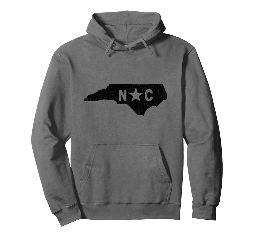 Home State Nc Stuff Distressed North Hoodie - Custom Art Print Unisex - T-Shirt, Sweatshirt, Hoodie