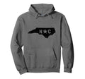 Home State Nc Stuff Distressed North Hoodie - Custom Art Print Unisex - T-Shirt, Sweatshirt, Hoodie