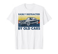 Easily Distracted Old Cars Sunset T-Shirt - Novelty Apparel Unisex - T-Shirt, Sweatshirt, Hoodie