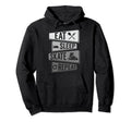 Funny Roller Skating Eat Sleep Skate Hoodie - Aesthetic Graphic for Adults - T-Shirt, Sweatshirt, Hoodie