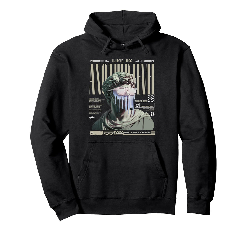 Y2K Another Level Bold Urban Graffiti Hoodie - Novelty Apparel Unisex - T-Shirt, Sweatshirt, Hoodie