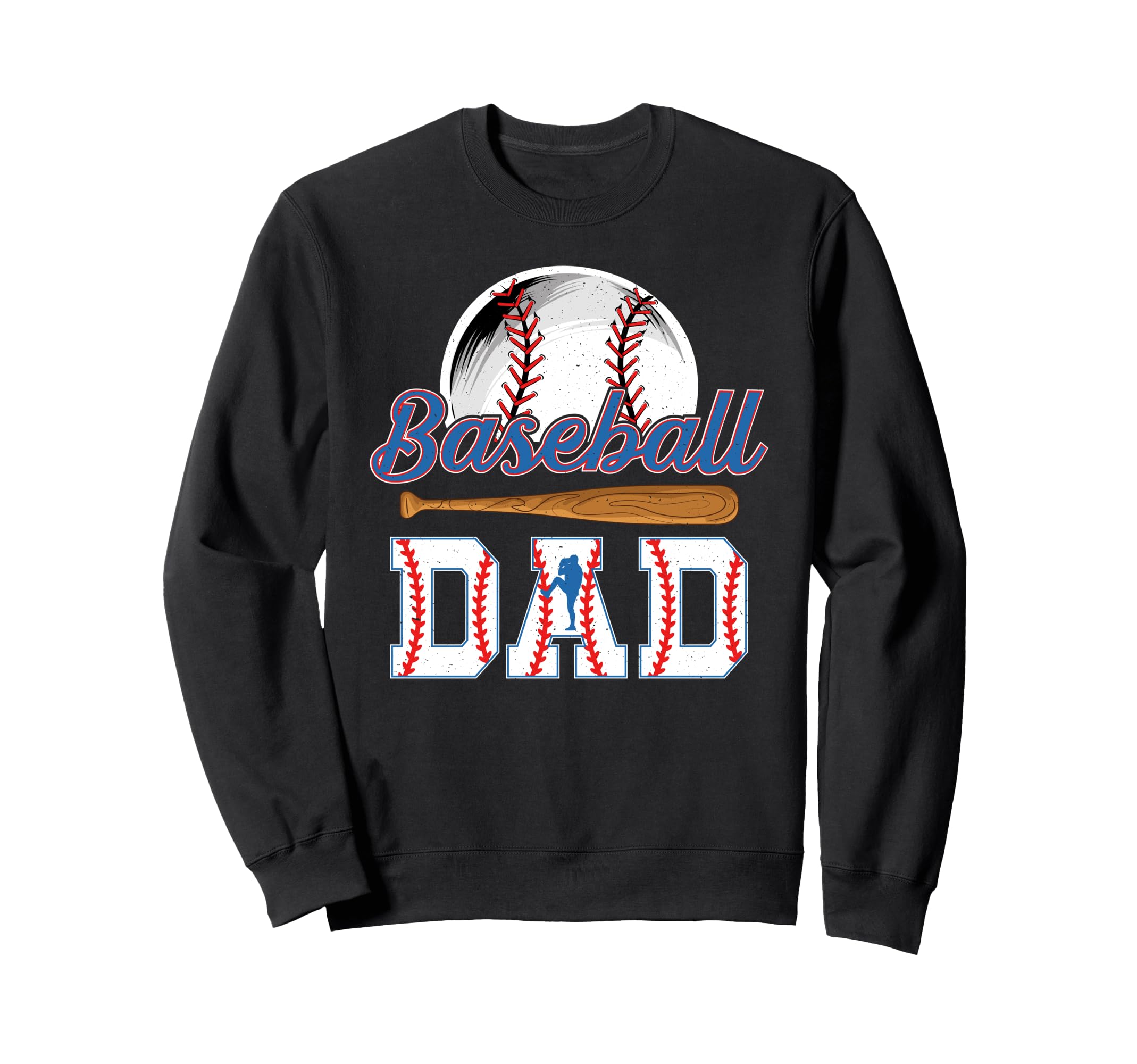 Baseball Dad Baseball Player Dad Sweatshirt - Streetwear Style for Adults - T-Shirt, Sweatshirt, Hoodie