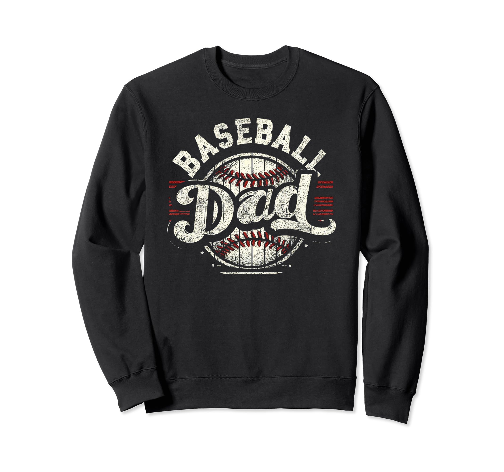 Baseball Dad Fathers Day Sweatshirt - Unique Graphic Unisex - T-Shirt, Sweatshirt, Hoodie