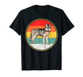 Sunset Siberian Husky Dog T-Shirt - Minimalist Print Men Women - T-Shirt, Sweatshirt, Hoodie