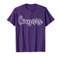Cougars School Sports Fan Team Spirit T-Shirt - Trendy Graphic Unisex - T-Shirt, Sweatshirt, Hoodie