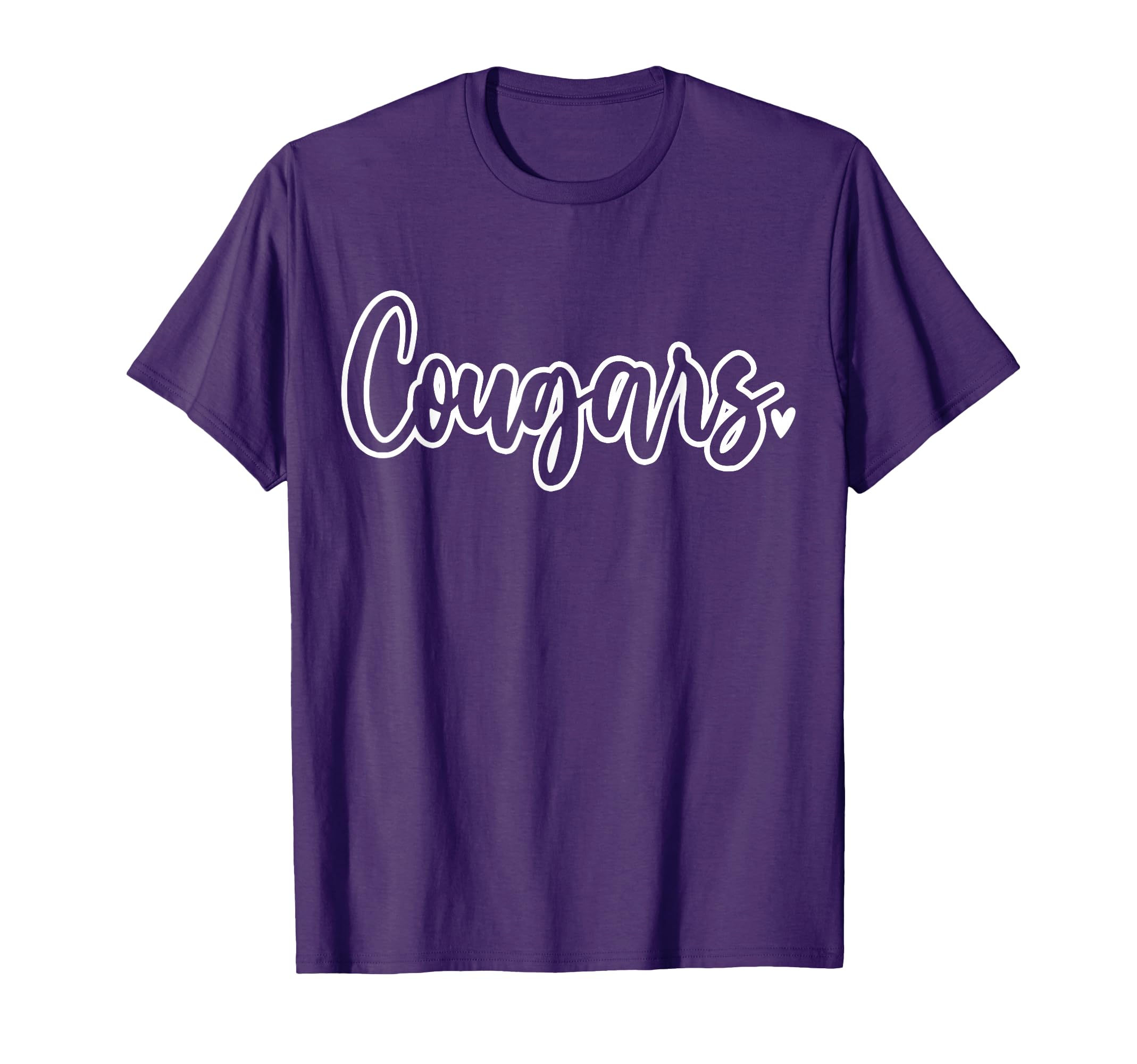 Cougars School Sports Fan Team Spirit T-Shirt - Trendy Graphic Unisex - T-Shirt, Sweatshirt, Hoodie