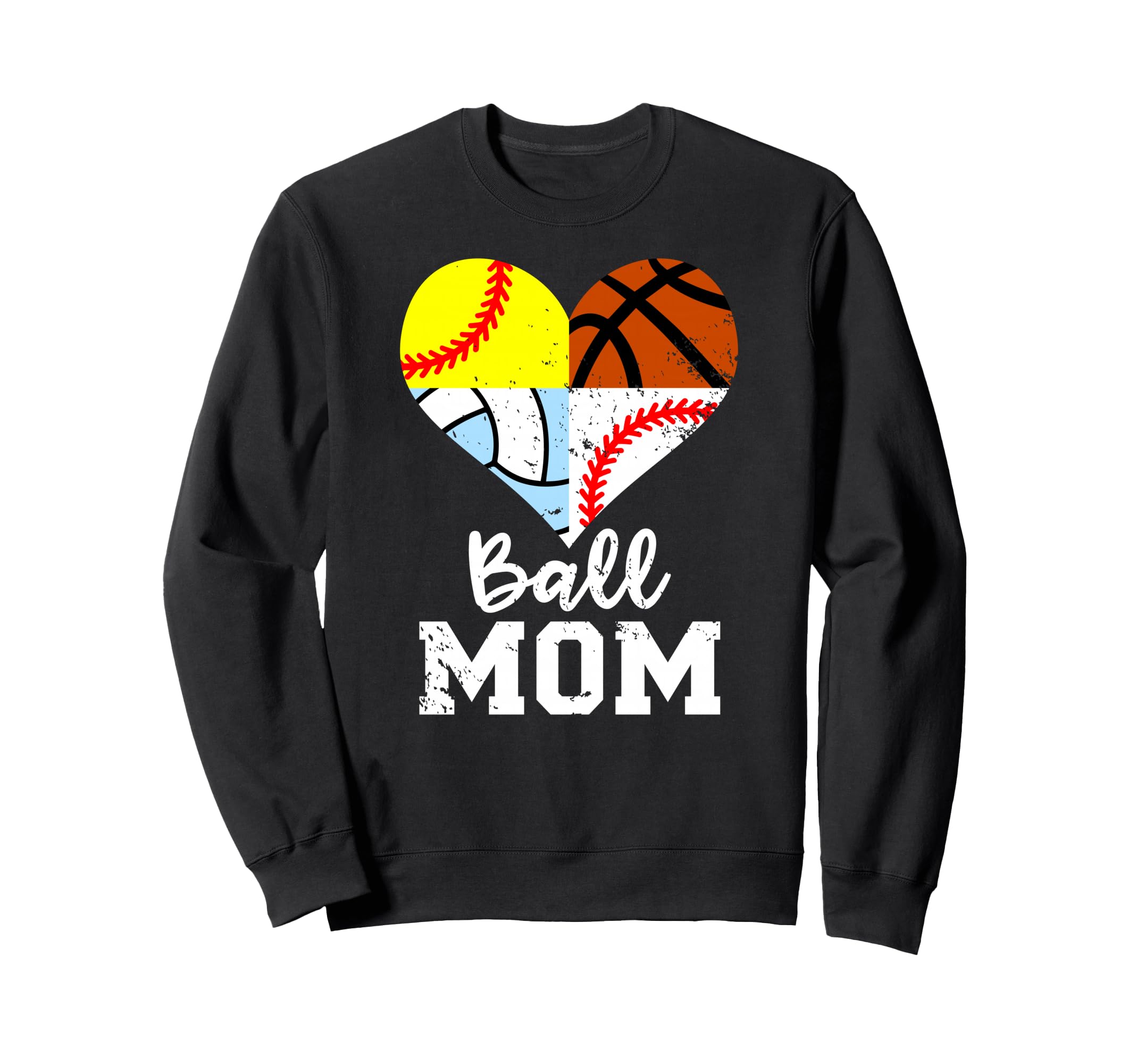 Ball Mom Funny Baseball Softball Sweatshirt - Custom Art Print Unisex - T-Shirt, Sweatshirt, Hoodie