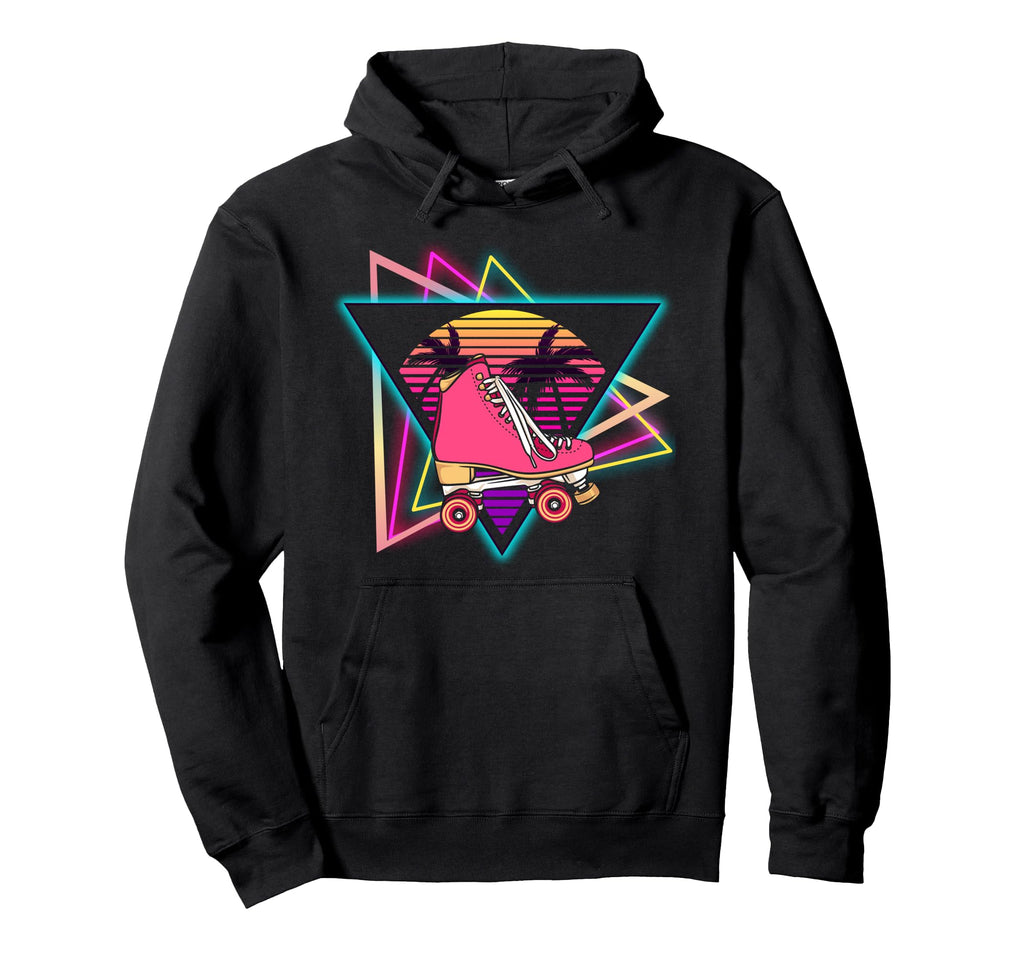 Roller Skating Skate Vaporwave Hoodie - Custom Art Print for Adults - T-Shirt, Sweatshirt, Hoodie