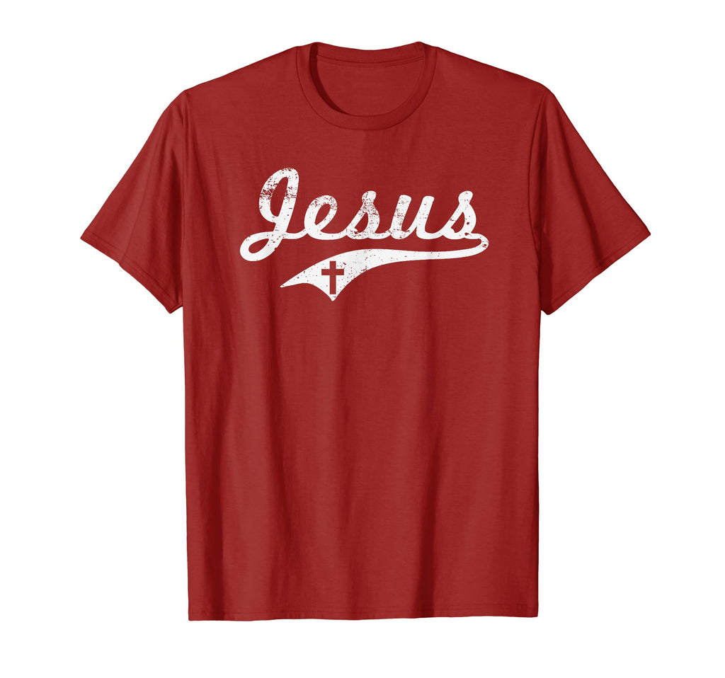 Jesus Christ God Distressed Sports T-Shirt - Unique Graphic for Adults - T-Shirt, Sweatshirt, Hoodie