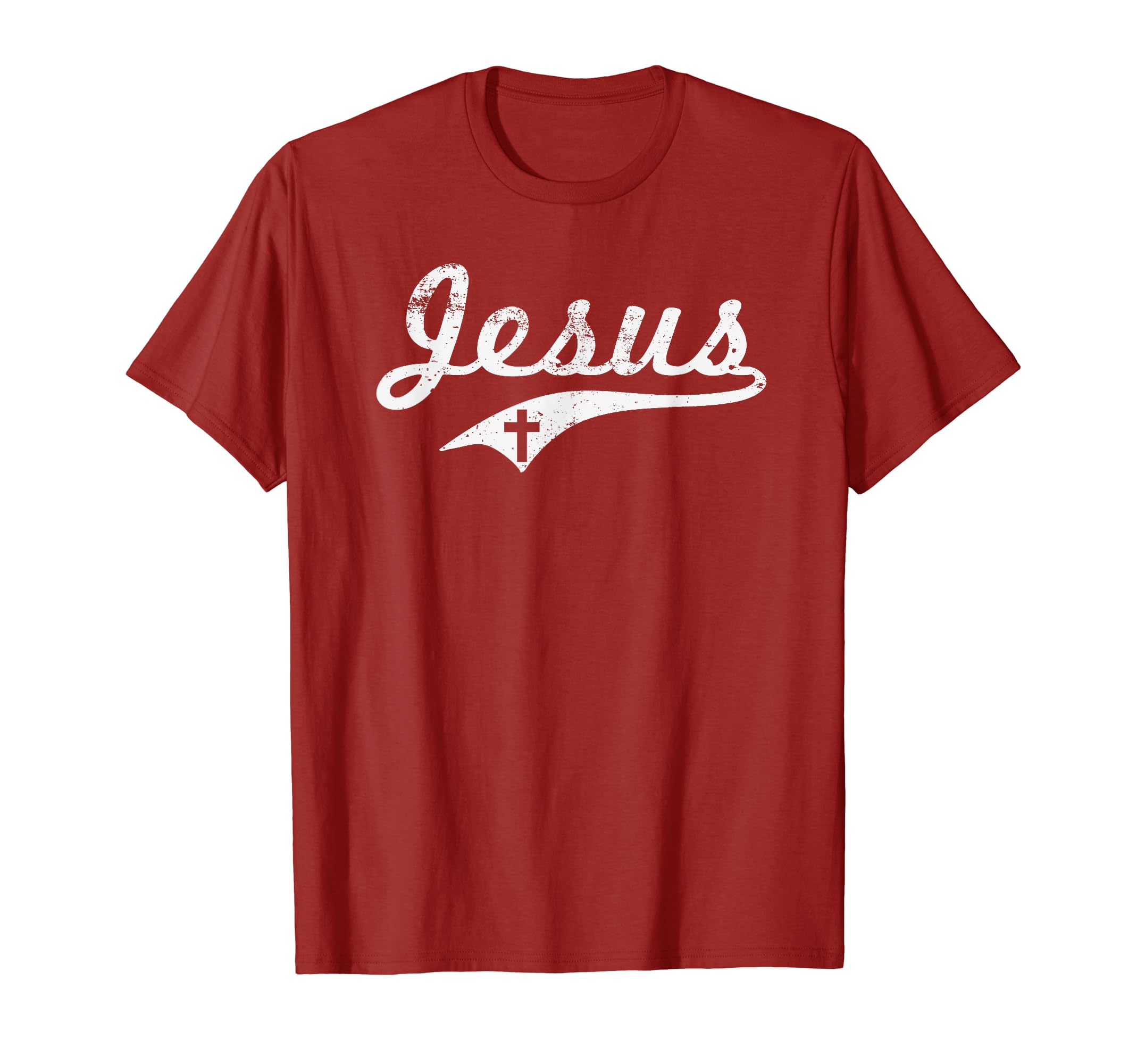 Jesus Christ God Distressed Sports T-Shirt - Unique Graphic for Adults - T-Shirt, Sweatshirt, Hoodie