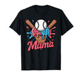 Baseball Mama Ice Cream Drip Sprinkles T-Shirt - Graphic Print Men Women - T-Shirt, Sweatshirt, Hoodie