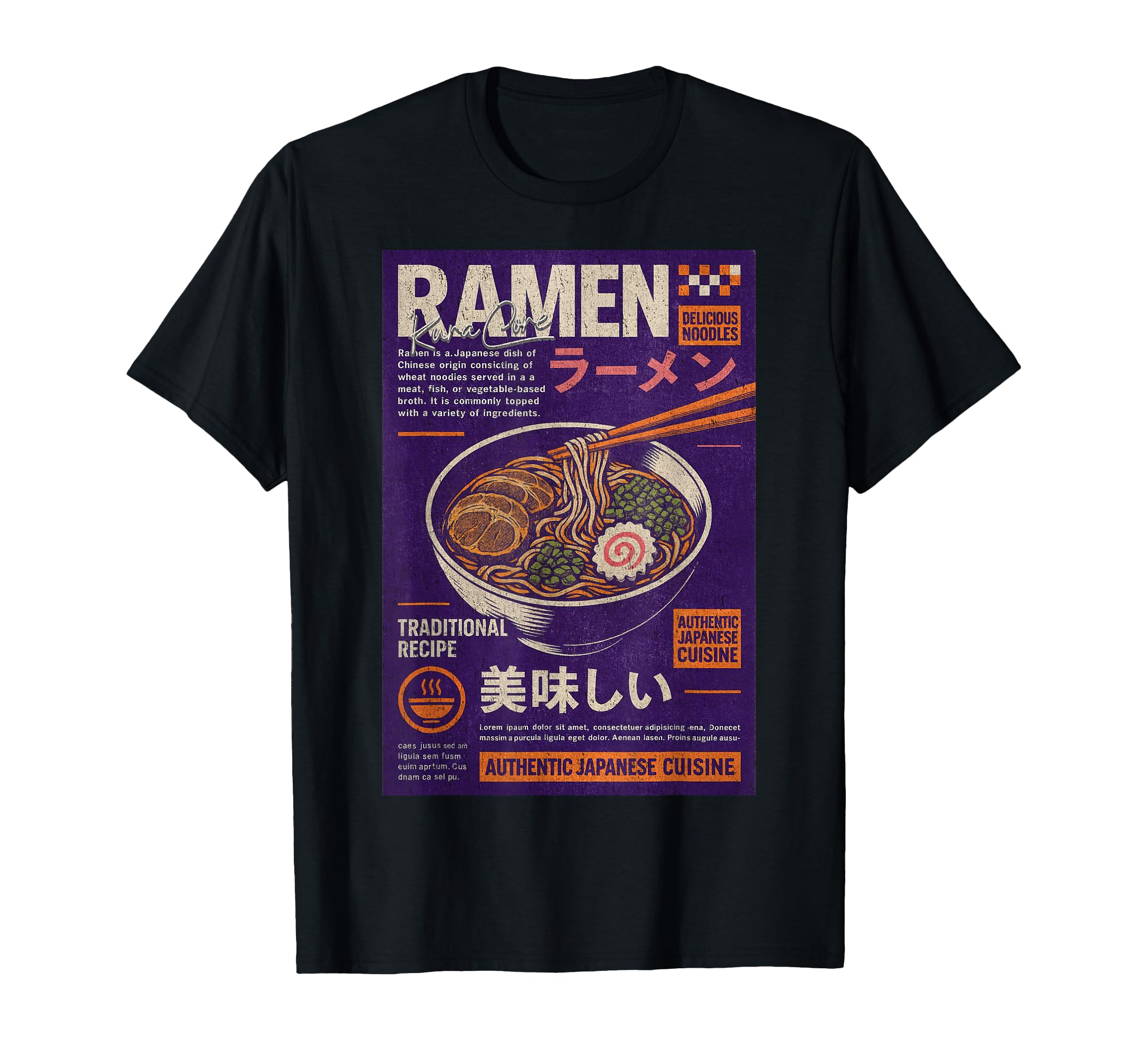 Ramen Japanese Streetwear Cyberpunk T-Shirt - Casual Everyday Wear Unisex - T-Shirt, Sweatshirt, Hoodie