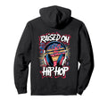 Raised Hip Hop Urban Dj Graffiti Old School Hoodie - Novelty Apparel Unisex - T-Shirt, Sweatshirt, Hoodie