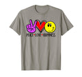Peace Love Happiness Colorful T-Shirt - Casual Everyday Wear Men Women - T-Shirt, Sweatshirt, Hoodie